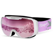 Gafas de esquí para niños Etape Monkey blanco bílá mat