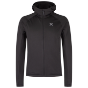 Sudadera funcional de hombre Montura Fadis Grid Hooded Maglia negro Black