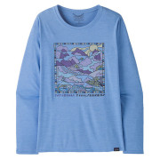Camiseta de mujer Patagonia W's L/S Cap Cool Daily Graphic Shirt - Lands
