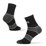 Calcetines de hombre Warg Trail MID Wool negro/verde BlackSedoZelenaBila