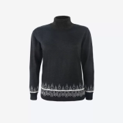 Cuello alto de mujer Kama 5052 gris graphite