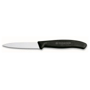 Cuchillo para verduras Victorinox vlnitý 8 cm negro Black