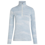 Camiseta funcional de mujer Icebreaker Women M 260 Tech Vertex LS HZ Chillwave azul/blanco Snow/Zincblue/J