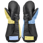 Guantes de esquí para niños Leki Little Swtch Zero Mitt Long black-light blue