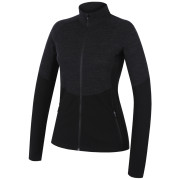 Sudadera de mujer MOOA Merino 3D 240 negro black