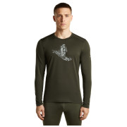 Camiseta funcional de hombre Icebreaker Men Merino 200 Oasis LS Crewe SkiingYeti