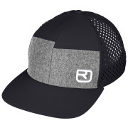 Gorra Ortovox Logo Air Trucker Cap negro/gris Black Raven