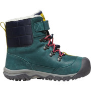 Botas de invierno para niños Keen Kanibou Wp Youth azul deep lagoon/jazzy