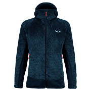 Sudadera de mujer Salewa Tognazza Pl W Jkt azul dark denim melange