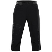 Pantalones de tres cuartos para hombre Alpine Pro Weder 2 negro BLACK
