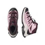 Calzado para niños Salomon X Ultra Mid Gtx J Huckleberry-Dawn Pink-Concord Grape