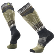 Calcetines de esquí Smartwool Ski Targeted Cushion Summit Shot Otc negro/verde Black