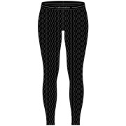 Calzoncillos funcionales de mujer Icebreaker W Mer 260 Vertex Leggings On-Piste negro/blanco Black/Snow/J