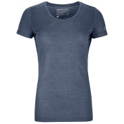 Camiseta funcional de mujer Ortovox 120 Cool Tec Clean Ts W 2022 azul BlueLakeBlend