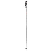 Bastones de esquí alpino Leki Hot Shot S rojo/gris eloxal black-anodized grey-bright red