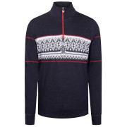 Jersey de hombre Dale of Norway Moritz Masc Basic Sweater azul/blanco Navy White Raspberry