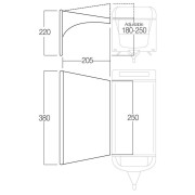 Toldo Vango AirBeam Sky Canopy for Caravan & Motorhomes 2.5M