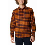 Camisa de hombre Columbia Outdoor Elements™ II Flannel negro/rojo CanyonGoldOversizeTartan
