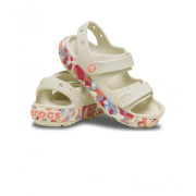 Sandalias para niños Crocs Crocband Cruiser Glow Confetti Band Sandal Summit White/Guava