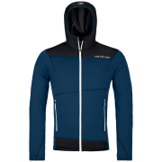 Sudadera funcional de hombre Ortovox Fleece Light Hoody M azul/negro Deep Ocean