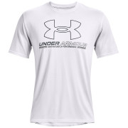 Camiseta funcional de hombre Under Armour Training Vent Graphic SS blanco White / Pitch Gray / Black