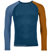 Camiseta de hombre Ortovox 120 Comp Light Long Sleeve M azul petrol blue