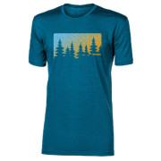 Camiseta de hombre Progress HRUTUR "FOREST" azul petrol