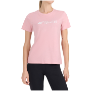 Camiseta de mujer 4F Tshirt F3495 rosa claro Light Pink