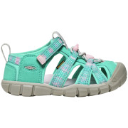Sandalias para niños Keen Seacamp II Cnx Children Bright Aqua/Giggle Pink