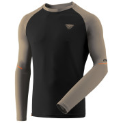 Camiseta funcional de hombre Dynafit Alpine Pro M L/S Tee negro/marrón 5491 - fallen rock/0936
