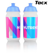 Botella de ciclismo Nutrend Láhev Tacx 0,5l azul/rosa