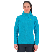 Sudadera de mujer Karpos Rocchetta W Hoodie Fleece azul Blue Atoll