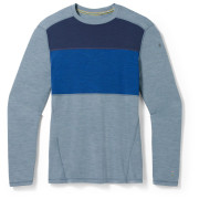 Camiseta funcional de hombre Smartwool M Classic Thermal Mrn Bl Colorbl Crew B azul Pewter Blue Heather