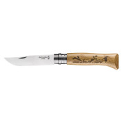 Navaja Opinel VRI nº 08 Inox con grabado de Liebre