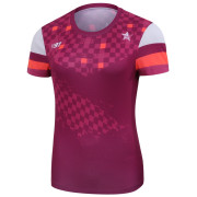 Maillot de ciclismo para mujer Protective 125012-630 P-Red Sun rosa dark rose