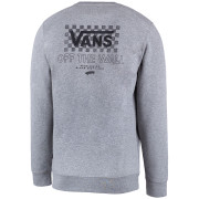 Sudadera de hombre Vans Mn Pressed Floral Crew gris CementHeather