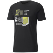 Camiseta de hombre Puma Graphic Tee negro black
