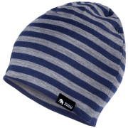 Gorro Zulu Cap Merino gris/azul narrow stripes blue-grey