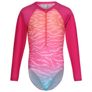 Bañador para niños Regatta Kids L/S SwimSuit rosa Flamingo Pink/Satsuma Ombre