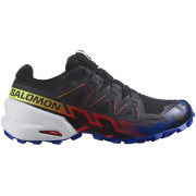 Zapatillas de carrera para hombre Salomon Speedcross 6 Gore-Tex Blue Fire negro/azul Black / Surf The Web / Safety Yellow