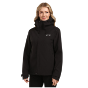 Chaqueta impermeable para mujer Kilpi Montana-W negro BLK