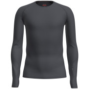 Camiseta funcional de hombre Icebreaker M Mer 260 Zoneknit Seamless LS Crewe negro Graphite