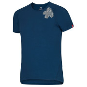 Camiseta de hombre Ocún Bamboo T Blossom Men azul Blue Opal