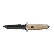 Cuchillo militar TB OUTDOOR Vengeur Survival Knife negro/beige