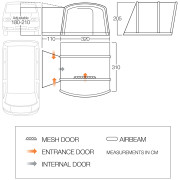 Carpa de autocaravana/furgoneta Vango Cove III Air Low