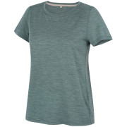 Camiseta de mujer MOOA Merino Lyolite Horizon 150 Comfy azul dusty teal