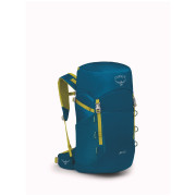 Mochila para niños Osprey Jet 28 azul blue spikemoss/lemongrass