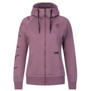 Sudadera de mujer Rafiki Nuria Zip violeta grape shake