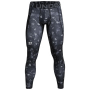 Mallas de hombre Under Armour HG Armour Prtd Lgs gris/negro BLK