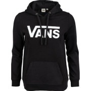 Sudadera de mujer Vans Wm Drop V Logo Hoodie negro Black